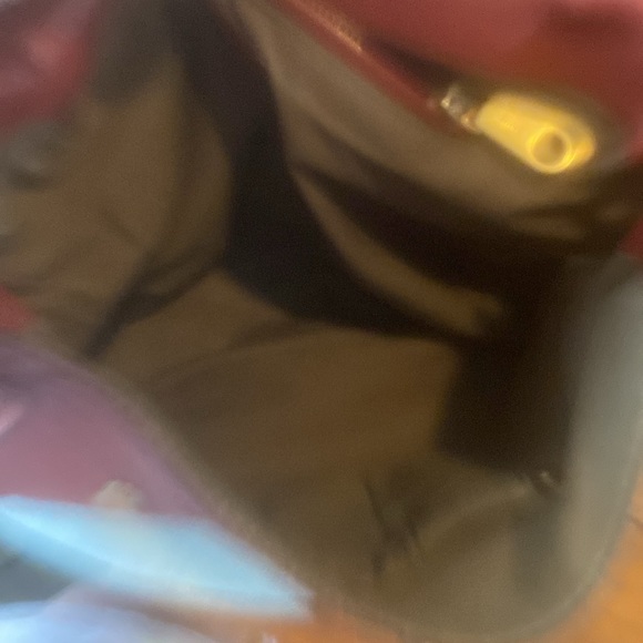 Chloe crossbody, medium, dark red, pebbled leather. - Picture 9 of 13